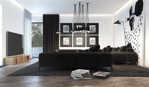 Striking Black And White Living Room Design Ideas For Your Home