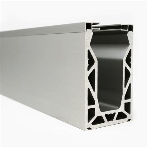 Posiglaze Silver Brushed Base Drilled Channel Kit Purevista