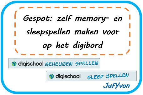 Gespot Zelf Memory En Sleepspellen Maken Voor Op Het Digibord