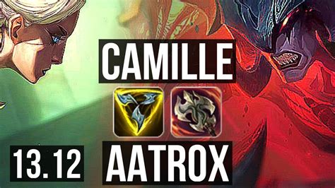 Camille Vs Aatrox Top 6 Solo Kills 1 0m Mastery 400 Games Na