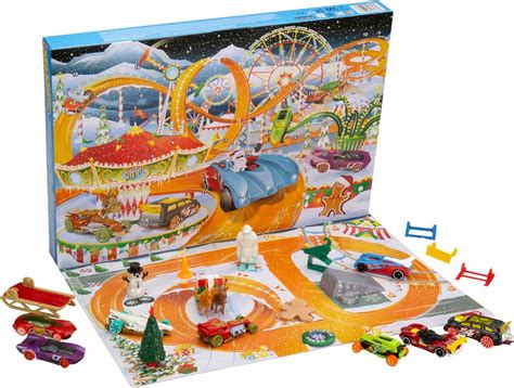 KALENDARZ ADWENTOWY 2023 HOT WHEELS SAMOCHODY ZESTAW SAMOCHODZIKÓW TOR KALENDARZ ADWENTOWY 2023