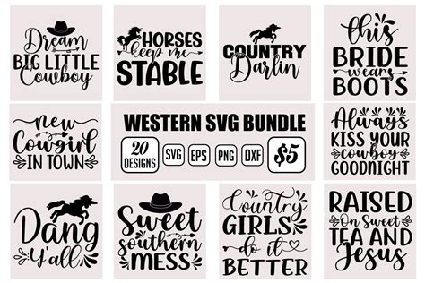 Western Svg Bundle Bundle · Creative Fabrica