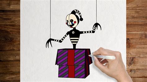 How To Draw Security Puppet Fnaf 6 Youtube