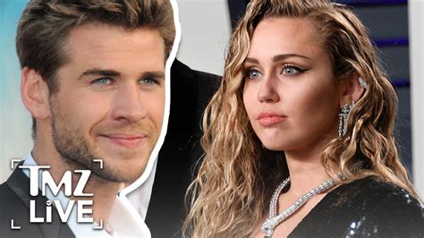 Liam Hemsworth Officially Files For Divorce From Miley Cyrus Tmz Live