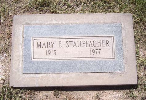 Mary Elise Stauffacher Homenaje De Find A Grave