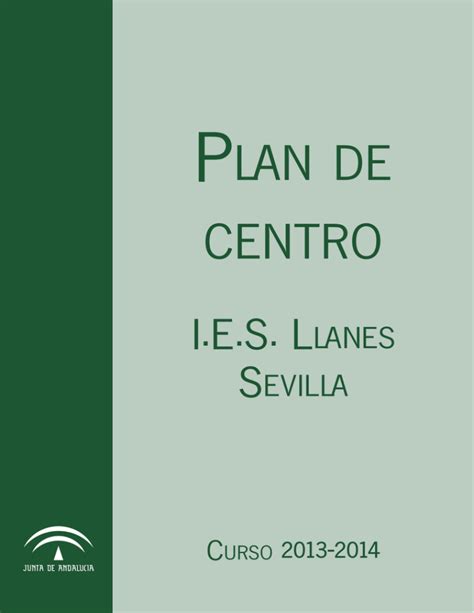 Plan De Centro Ies Llanes Sevilla