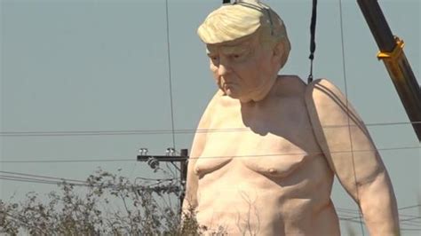 Naked Statue Of Former President Trump Seen In Phoenix 12news