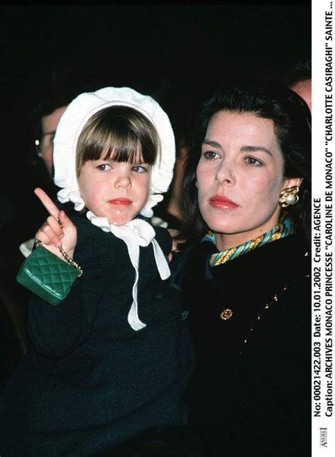 Caroline De Monaco Avec Sa Fille Charlotte Lors De La Sainte Devote