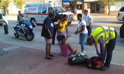 Crossing Pedestrian Struck By Motorcycle At Genesee And Washington