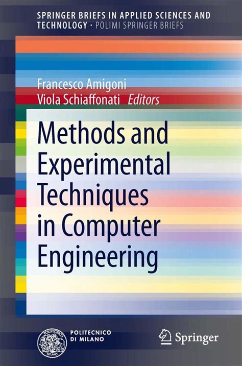 Springerbriefs In Applied Sciences And Technology Methods And