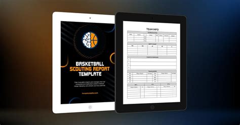 Basketball Scouting Report Template Printable By Dejan Ilic Coa