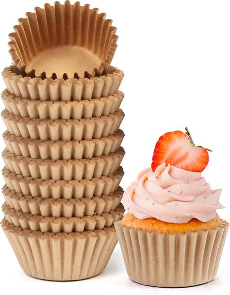 Amazon Mini Cupcake Liners 300 Count Natural Baking Paper Cups 1