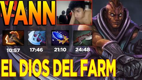 Vann El Mejor Hard Carry Del PerÚ Jugando Con El Anti Mage Dota 2