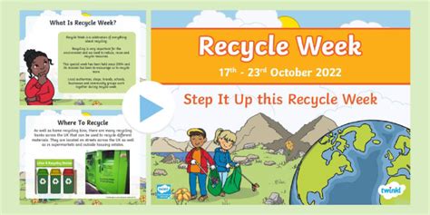 Recycle Week Activities Twinkl Homework Help Twinkl