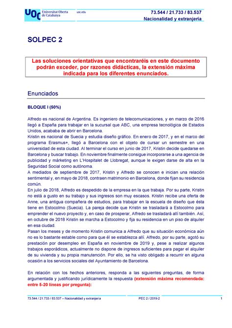 Solución PEC 2 año 2019 2020 Segundo semestre Nacionalidad y