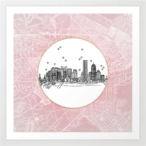 Boston Skyline Drawing at PaintingValley.com | Explore collection of ...