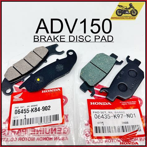 Adv Adv Adv Brake Pad Depan Belakang Front Rear Disc