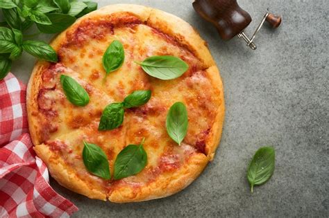 Premium Photo Margarita Pizza Traditional Neapolitan Margarita Pizza