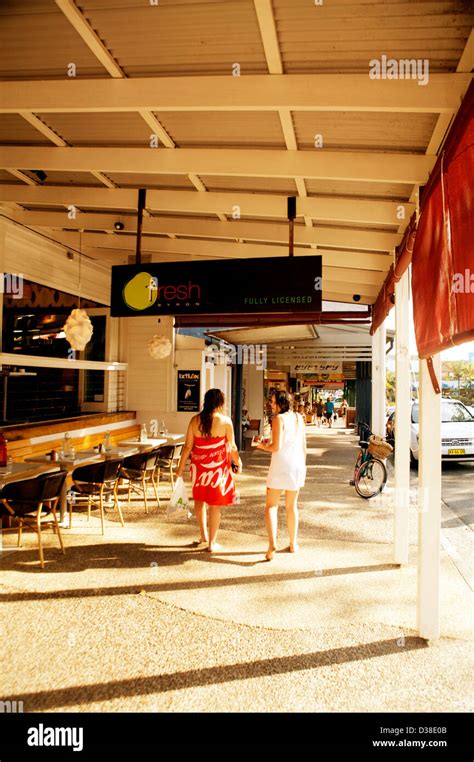 Byron Bay Main Street New South Wales Australia A Haven For Young