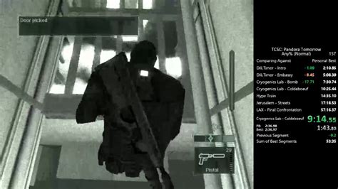 Splinter Cell Pandora Tomorrow Any Speedrun 56 30 YouTube