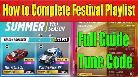 Forza Horizon How To Complete Festival Playlist Summer Season Series