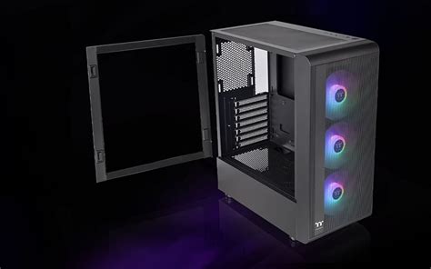 Case เคส Thermaltake S200 Tg Argb Black Atx