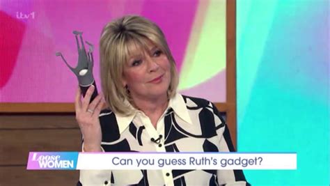 Itv Loose Women Chaos As Ruth Langsford Loses Control Of Suggestive Vibrating Gadget Mirror