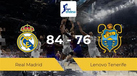 Real Madrid Lenovo Tenerife Resultado resumen y estadísticas en