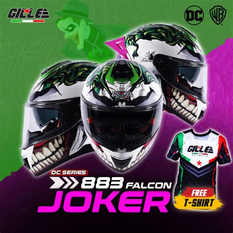 Gille Helmet 883 Falcon Joker Motorcycle Helmets Full Face Dual Visor