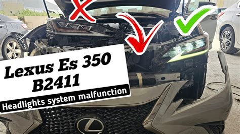 Lexus Es B B Headlights System Malfunction Solution