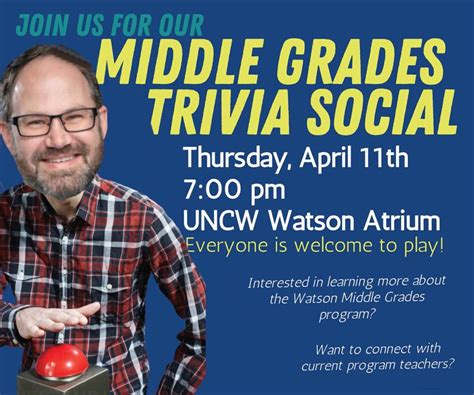 Uncw Watson College Of Education On Linkedin Join Us On April 11 7pm