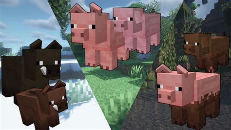 Remodeled Pigs Minecraft Resource Packs Curseforge