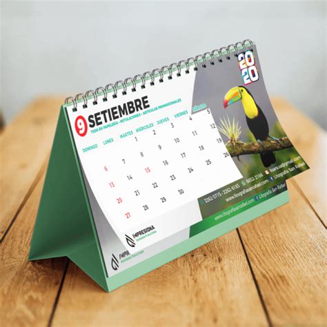 Impresión De Calendario De Escritorio Impresionacr Costa Rica