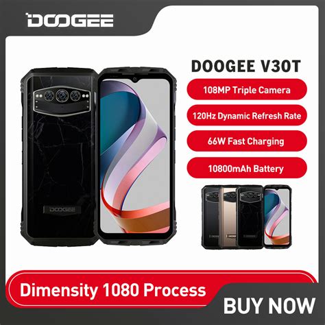 New Doogee V T G Rugged Smartphones Mah Battery Dimensity