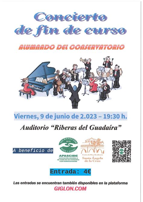 Venta De Entradas Concierto Fin De Curso Teatro Auditorio