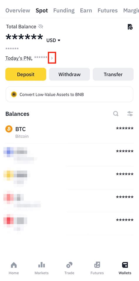 How To View My Binance Spot Wallet Pnl Binance Support