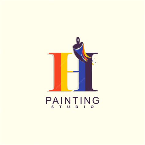 Premium Vector | Painting logo ideas inspiration for busines