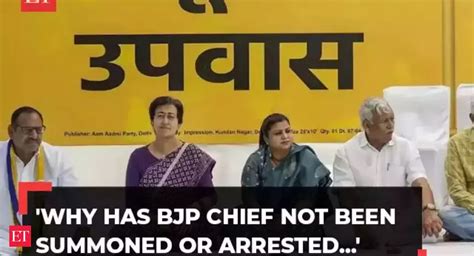 Aap Atishi On Aap S Mass Fast To Protest Delhi Cm S Arrest People