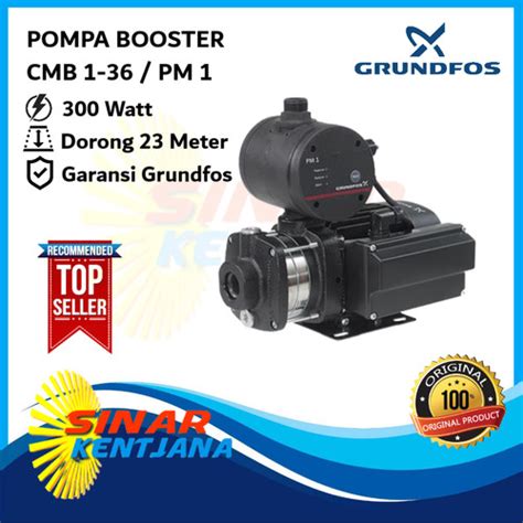 Jual POMPA AIR BOOSTER GRUNDFOS CMB 1 36 PM 1 Jakarta Barat Sinar