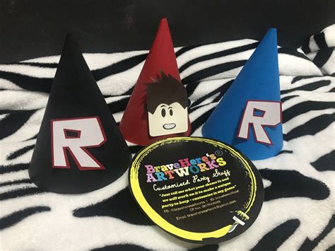 Roblox Cone Party Hat Custom Party I Am Game Party Hats Cone Birthday Candles Novelty