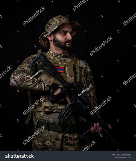 Armenian Special Forces Soldier Wearing Military Stock Photo 2238026157 ...