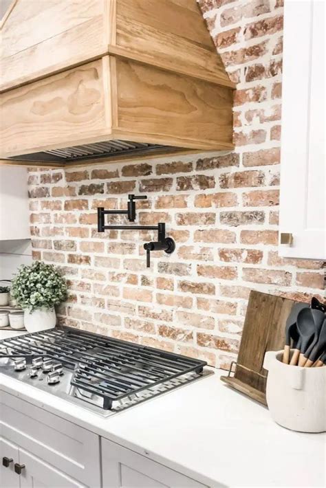 Dazzling Brick Backsplash Ideas For Every Kitchen In Rustic