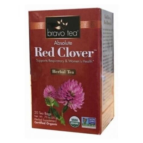 Organic Tea Red Clover Bags By Bravo Tea Herbs Ebay