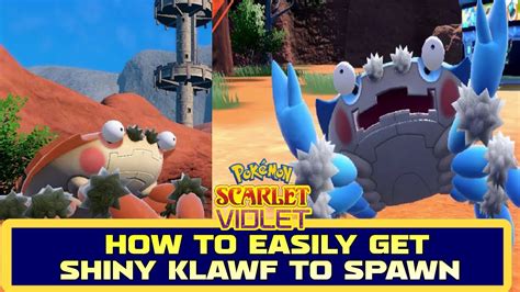 How To Easily Make Shiny Klawf Spawn In Pokemon Scarlet Violet Youtube