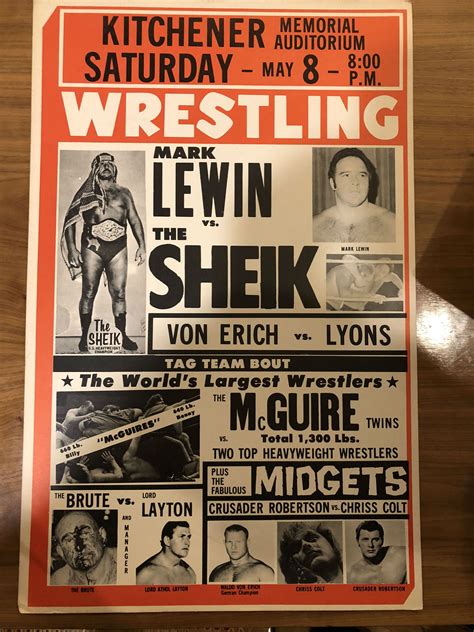 Old Wrestling Posters