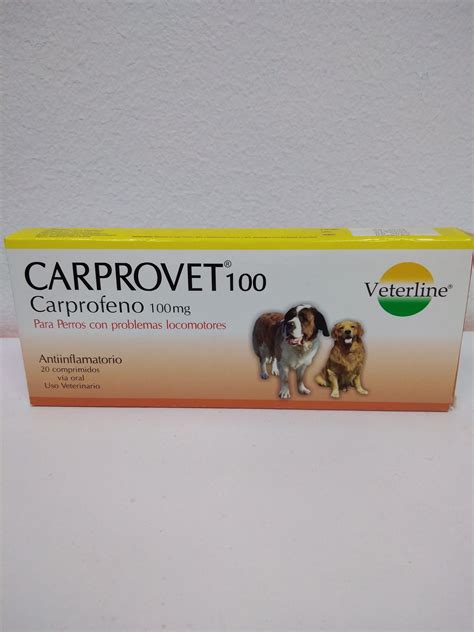 CARPROVET 100MG TABLETA ORAL CAJA X 20 UND ANTIINFLAMATORIO MiFarpet