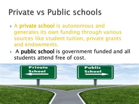 public vs private primary schools