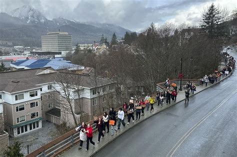 Students Walk Out Of Schools Across Alaska To Protest The Governors