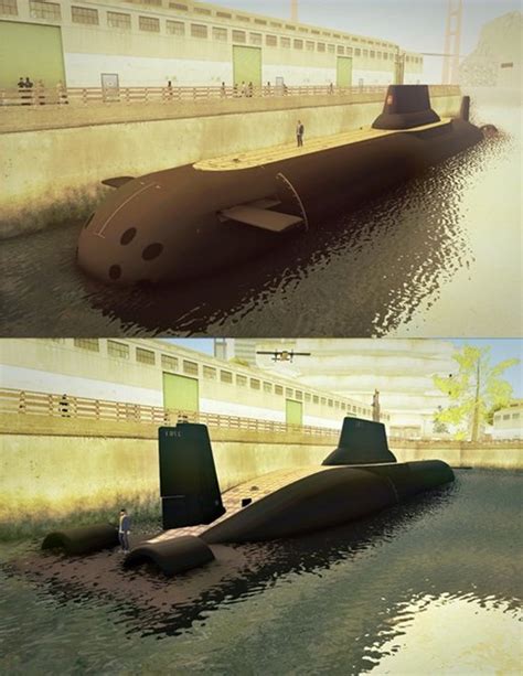 GTA San Andreas GTA V Submarine Props (DLC Doomsday Heist) Mod ...