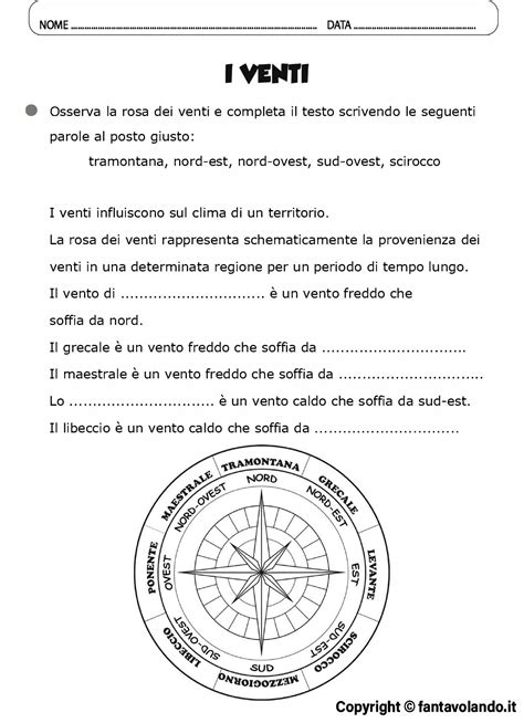 Palcoscenico Principessa Camera La Rosa Dei Venti Schede Didattiche